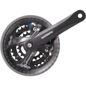 Fc-M361-L, For Rear 7/8-Speed, 170Mm, 42X32x22t For Hg-Chain, W/Chain Guard, Chain Case Compatible, Black 1