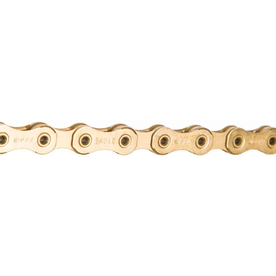 Pc Xx1 Eagle Chain, 12Sp, 126 Links, Gold, With Powerlock 1