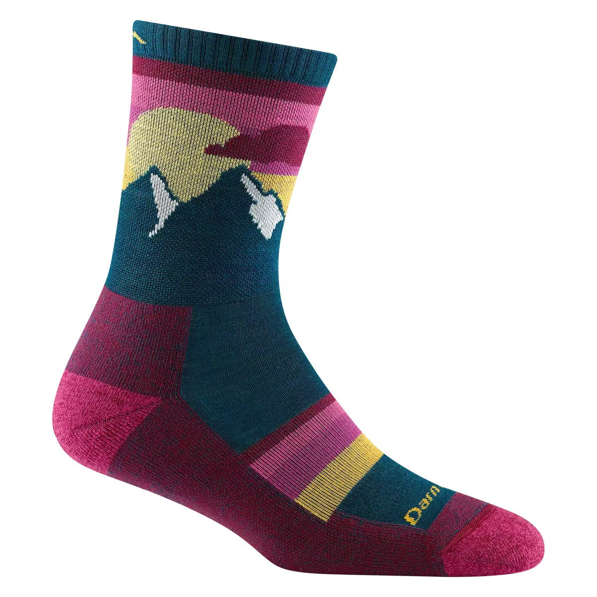 Sunset Ledge Micro Crew Lightweight With Cushion Hiking Sock (Women's) - D5005w 1