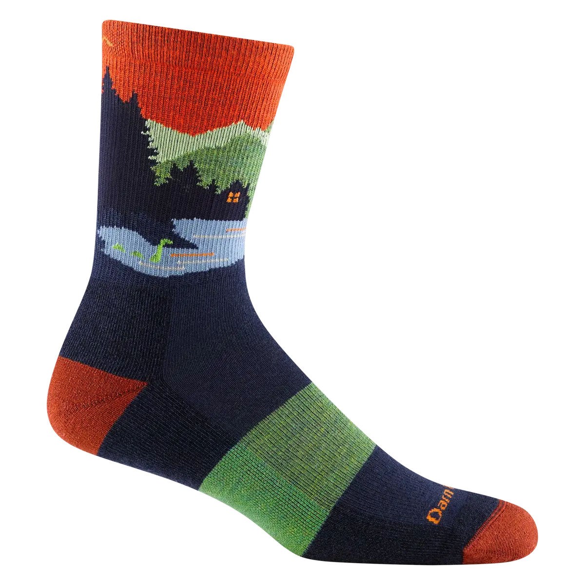 Close Encounters Micro Crew Midweight Socks W/ Cushion (Men’S) - D5014m 1