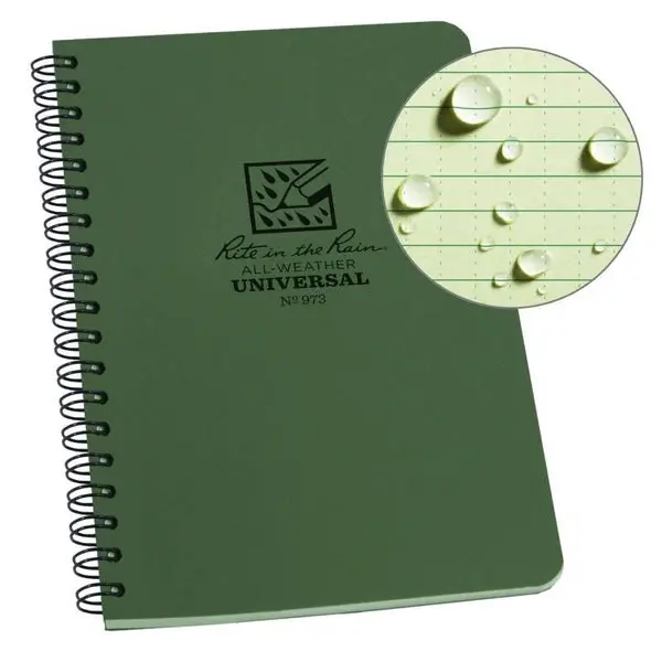Side Spiral All Weather Field Notebook 3
