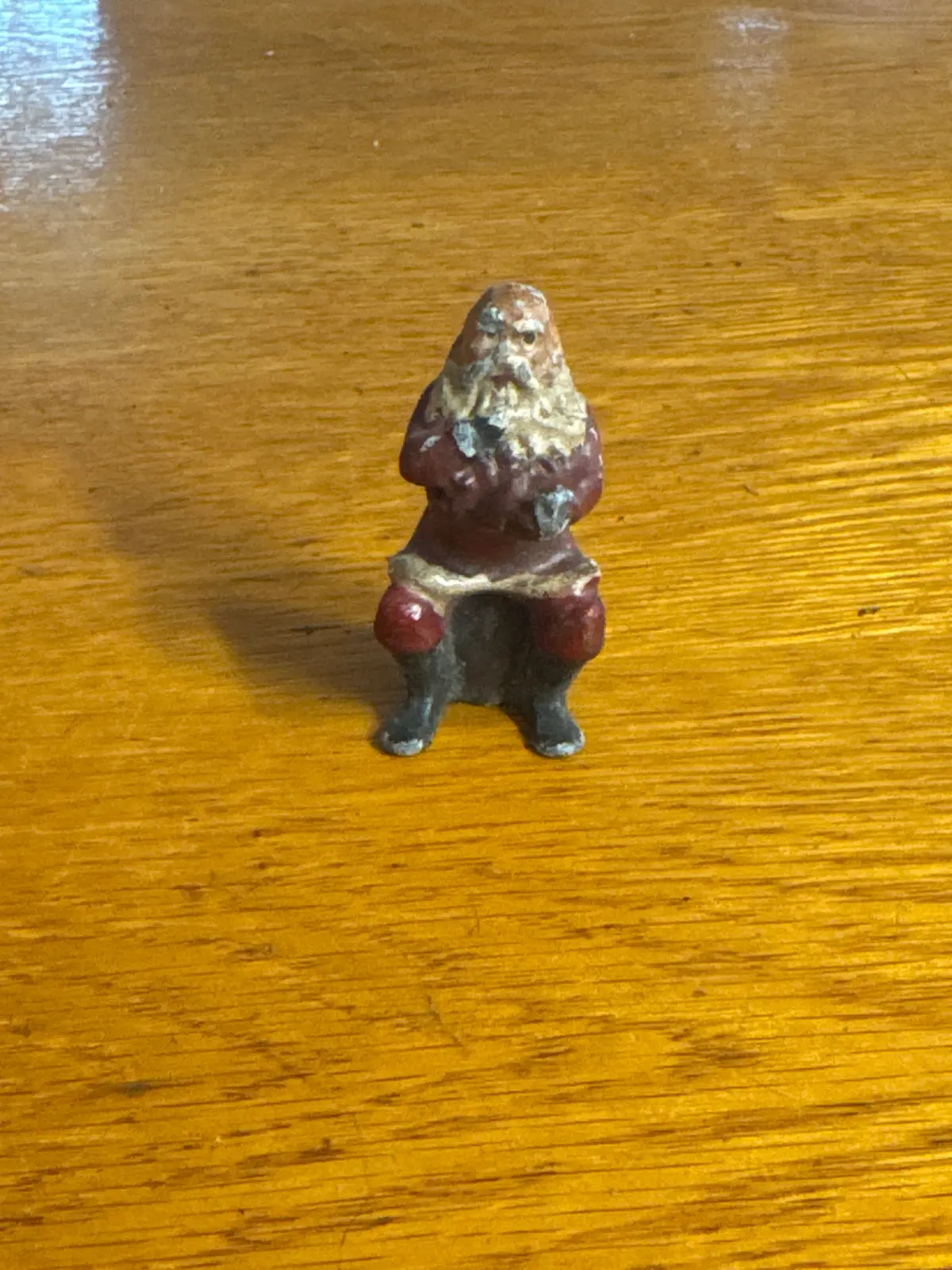 Solid Lead Santa Claus Statue 1