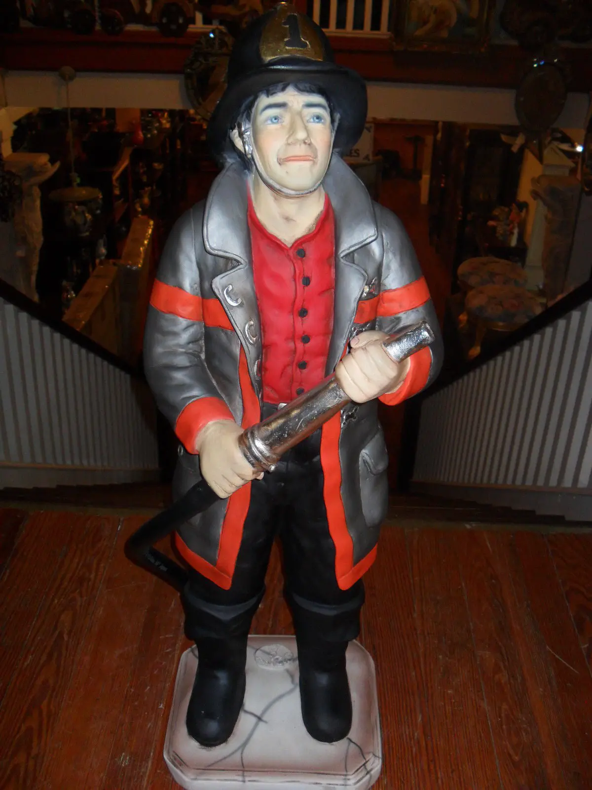 Fireman Firefighter Statue 1