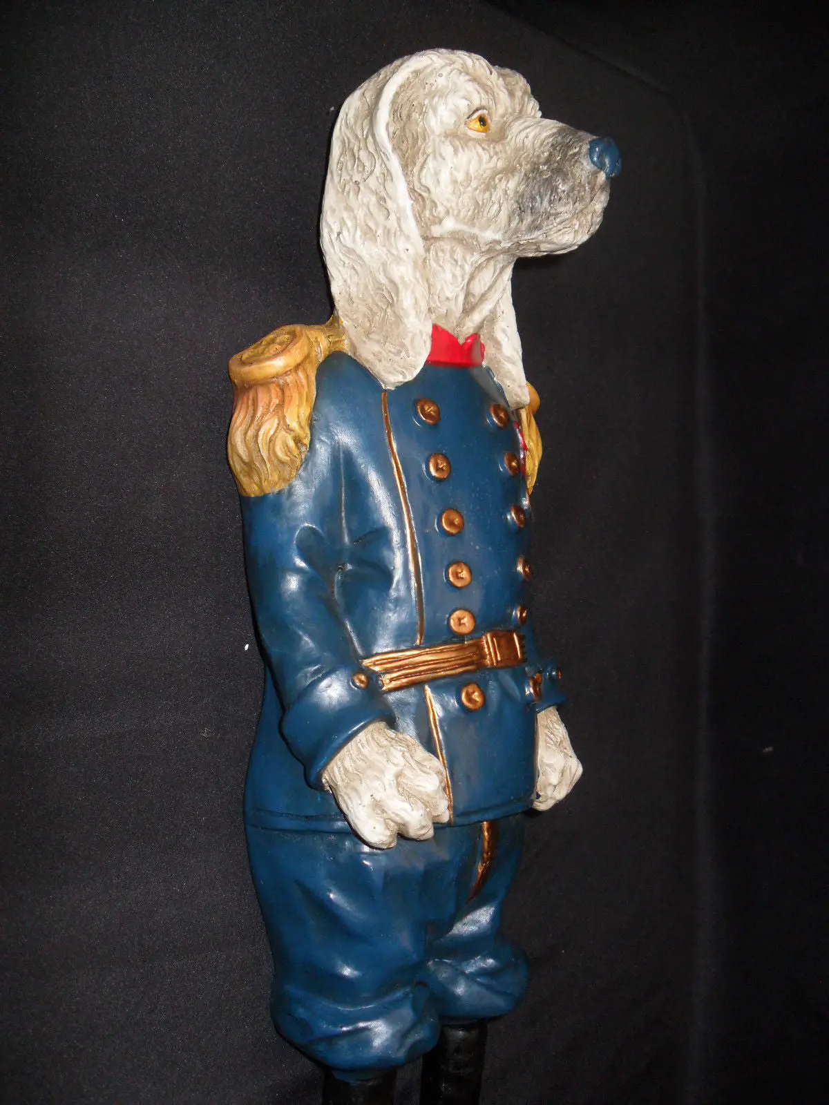 Horse Bridle Holder - "Dog In Blue Uniform" 2
