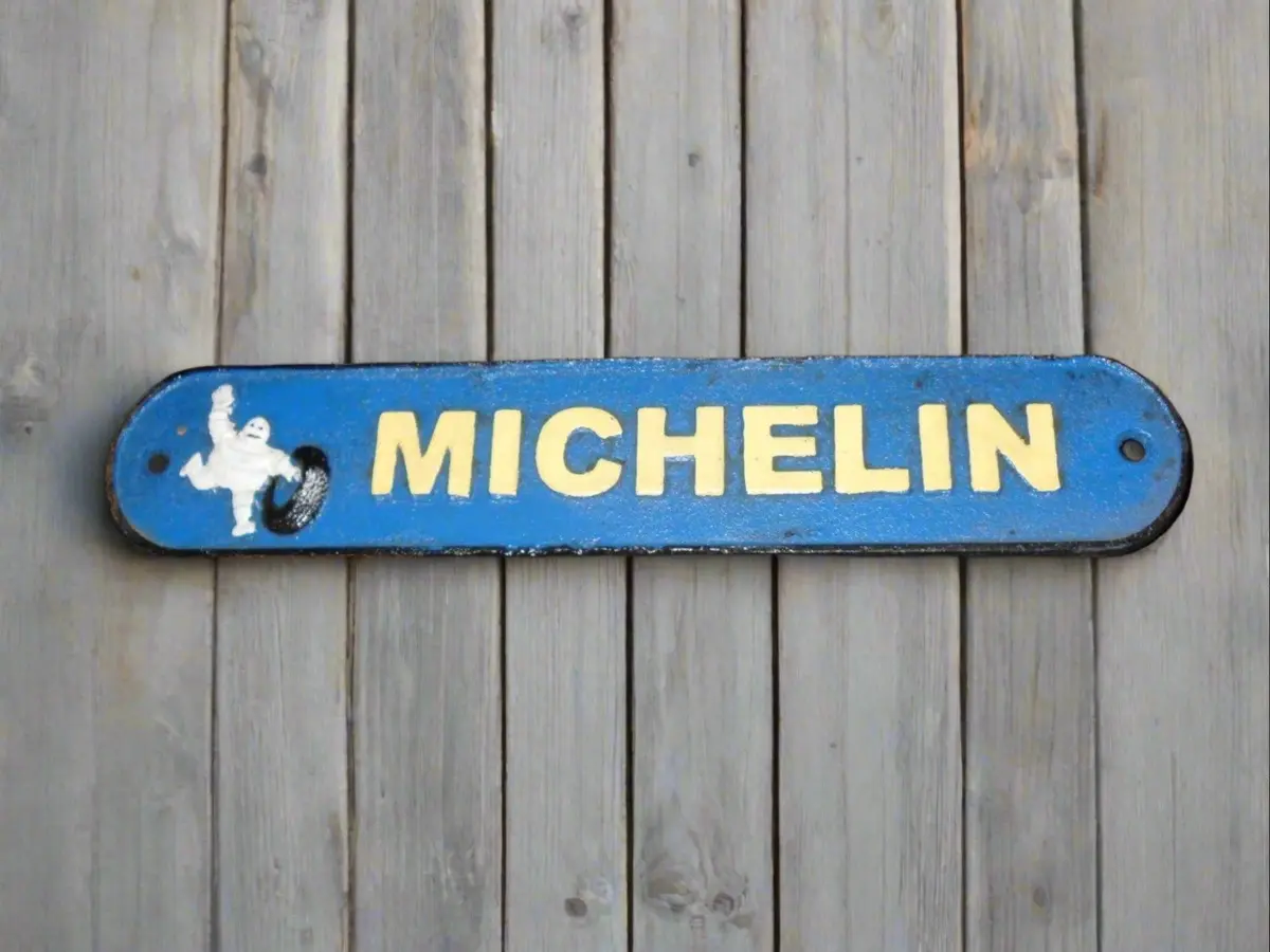Cast Iron Sign - "Michelin Tire" 1