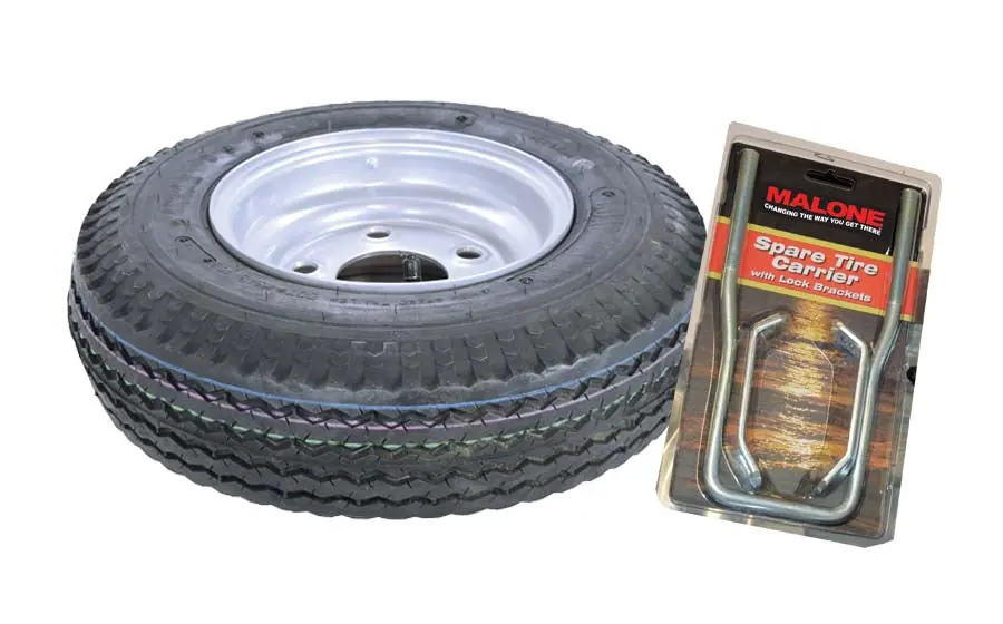 Spare Tire For Ecolight™ And Xtralight™ Trailer - 8" - Includes Lockable Attachment 1