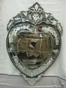 Mirror  Heart Venetian Mirror 1