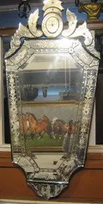 Venetian Mirror - Obsidion Style 1