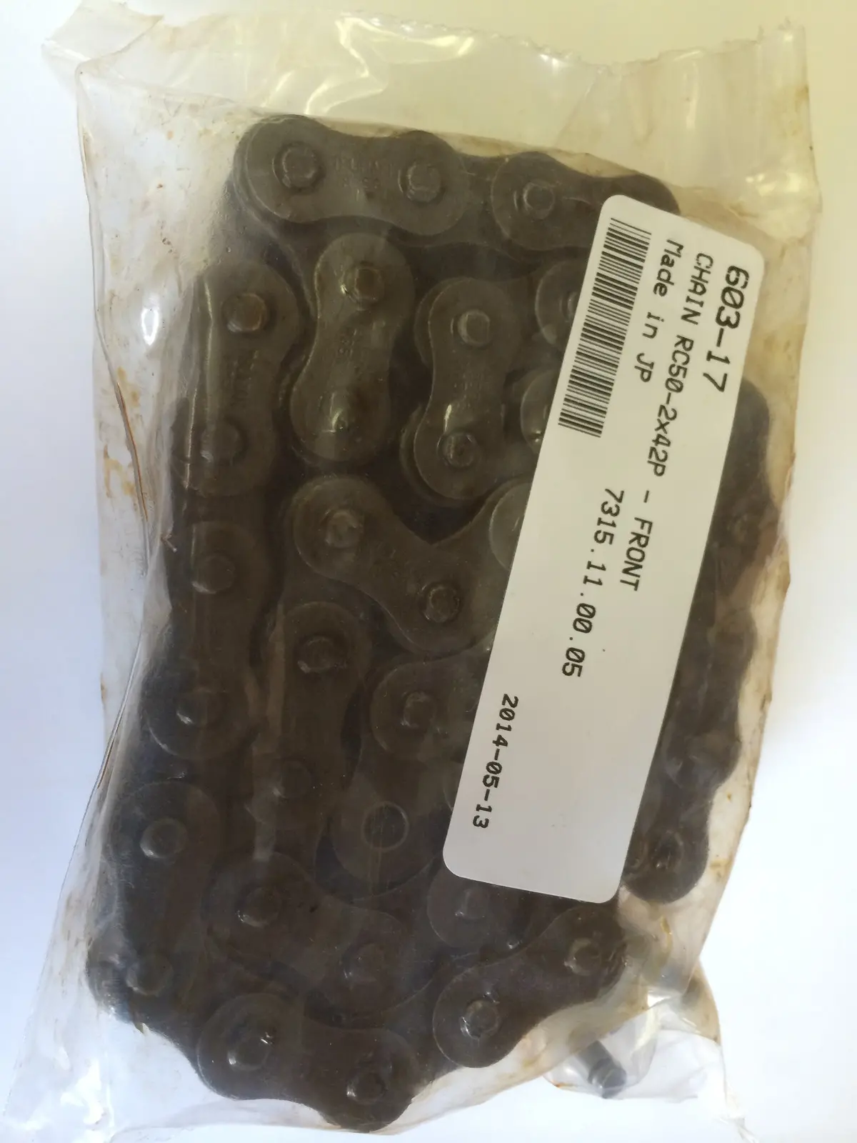 Chain Rc50-2X42p - Front ( 603-17 ) 1
