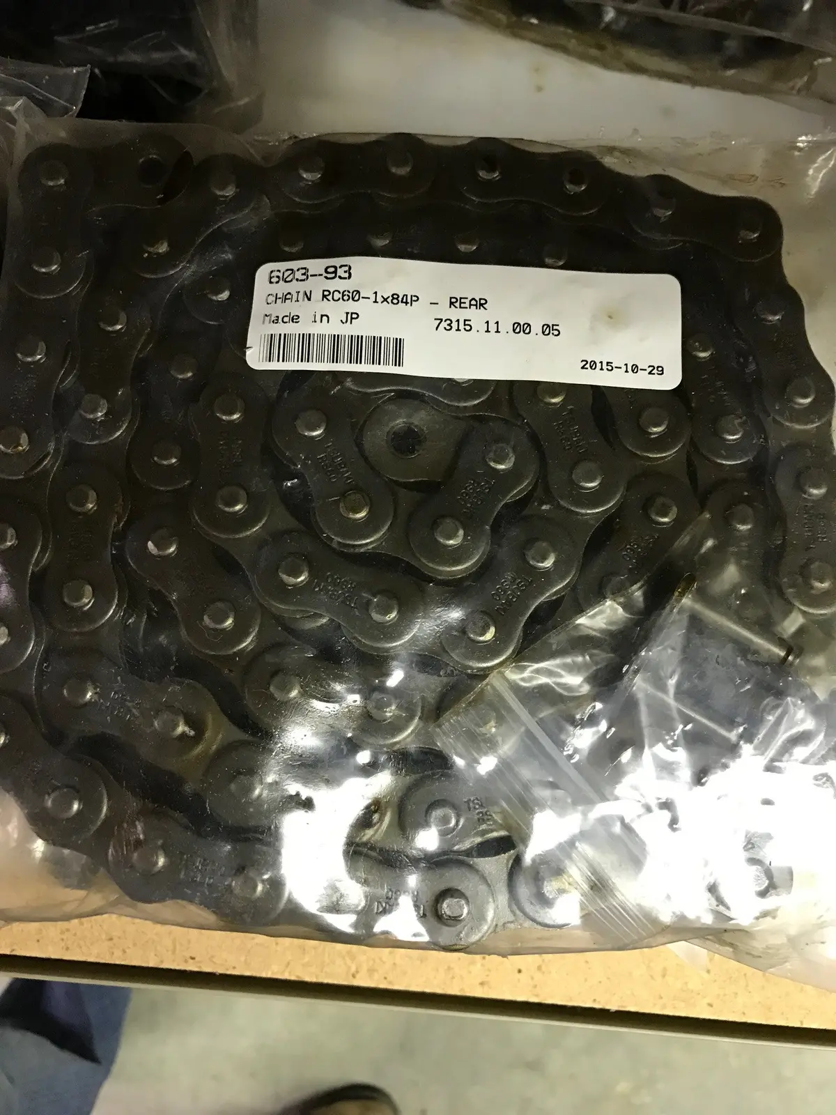 Chain Rc60-1X84p - Rear ( 603-93 ) 1