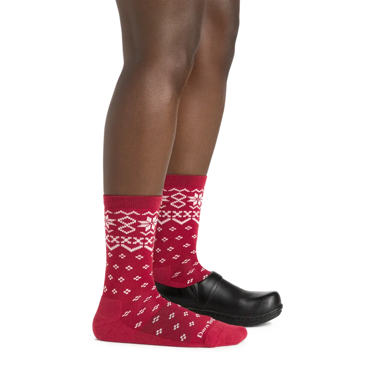 Shetland Crew Lightweight With Cushion Socks (Women's) - D6088w 2