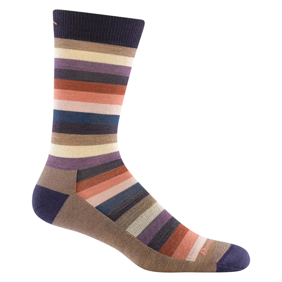 Merlin Stripe Crew Lightweight Lifestyle Sock W/ Cushion Socks (Men's) - D6113m - Past Season 1