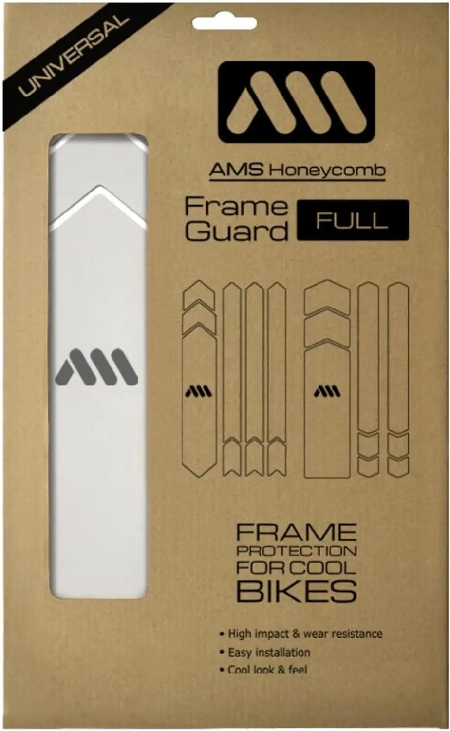 Frame Gaurd Full Kit - Clear/Silver 1