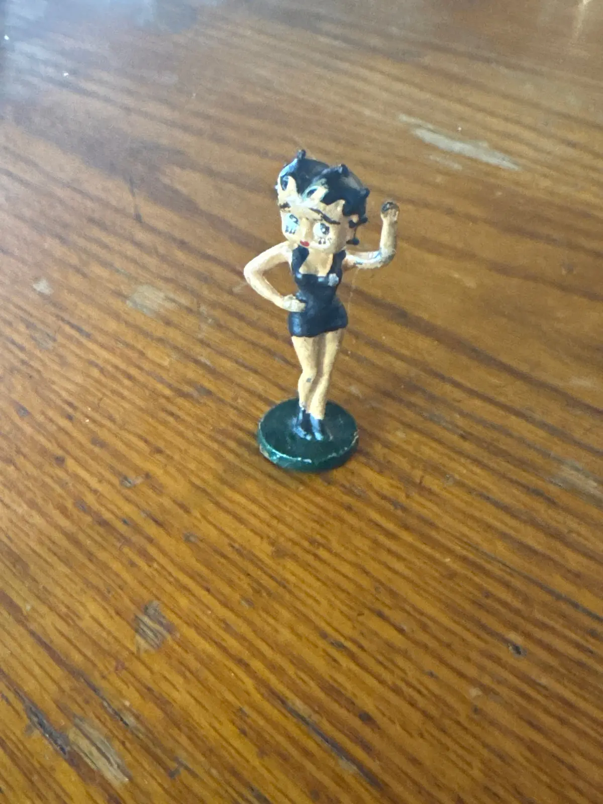 Solid Lead Betty Boop Black Dress Statue 1