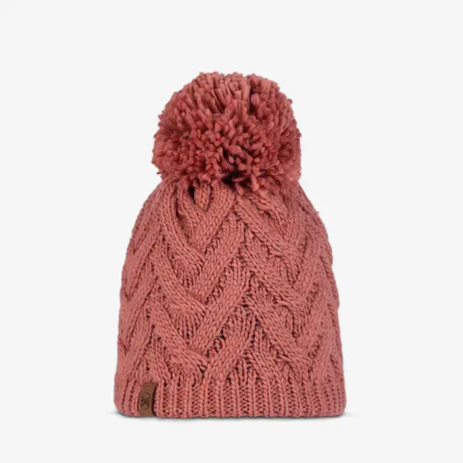Knitted & Fleece Band Beanie - Caryn Crimson - Past Season 1