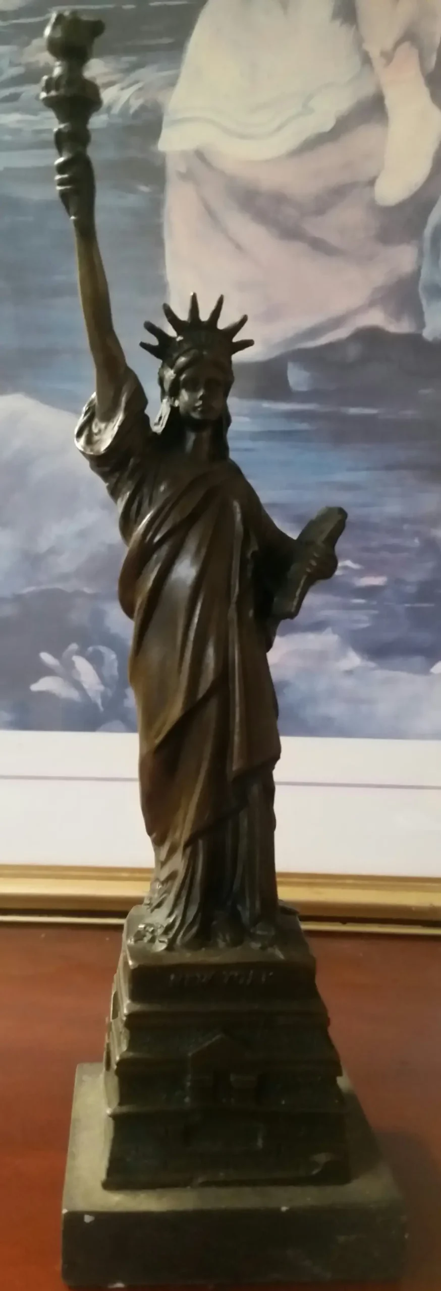 Bronze Figurine - Statue Of Liberty 1
