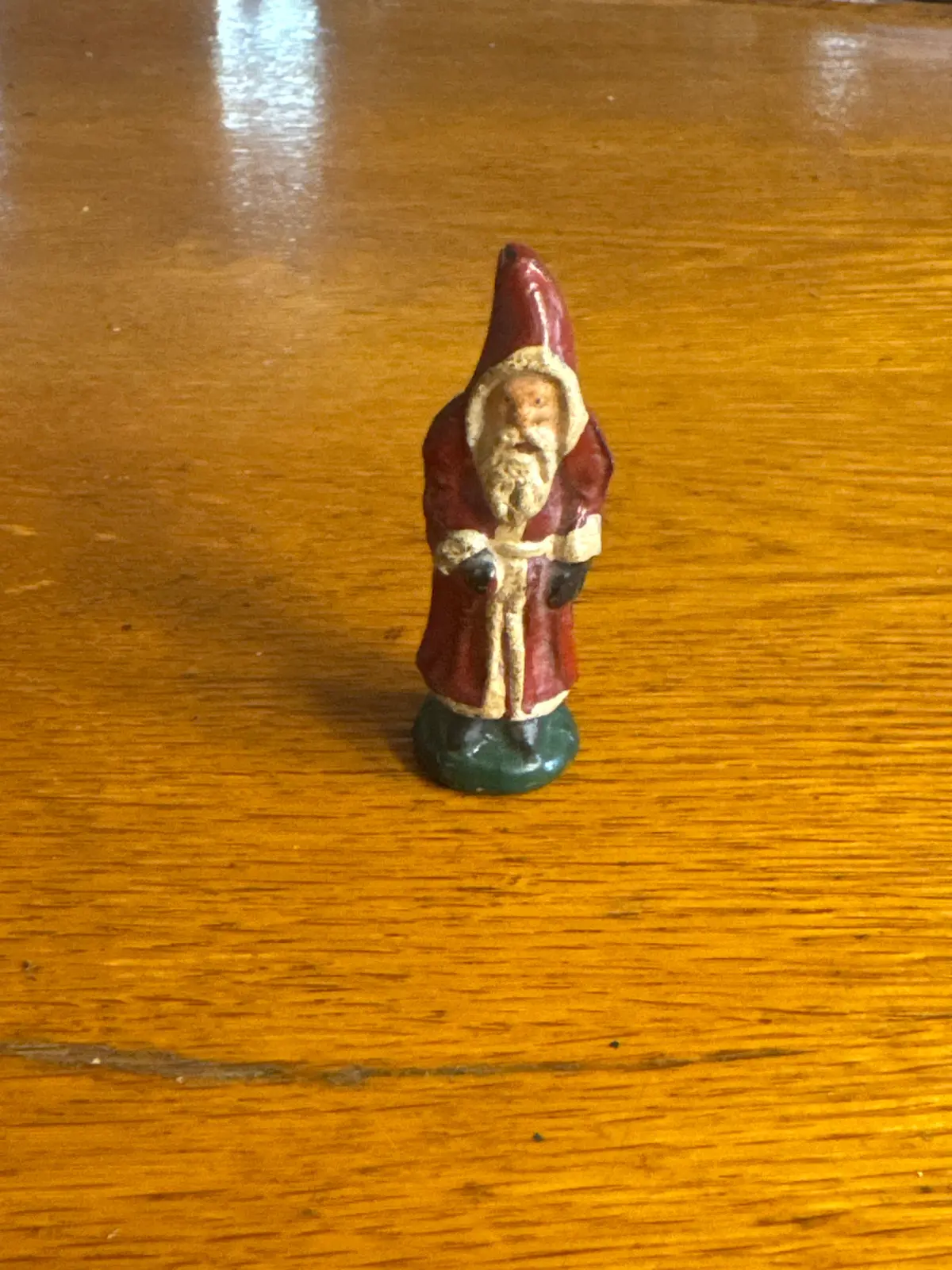 Solid Lead Santa Claus Statue 1
