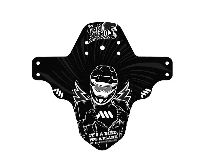 Ams Mud Guard - Super Rider White 1