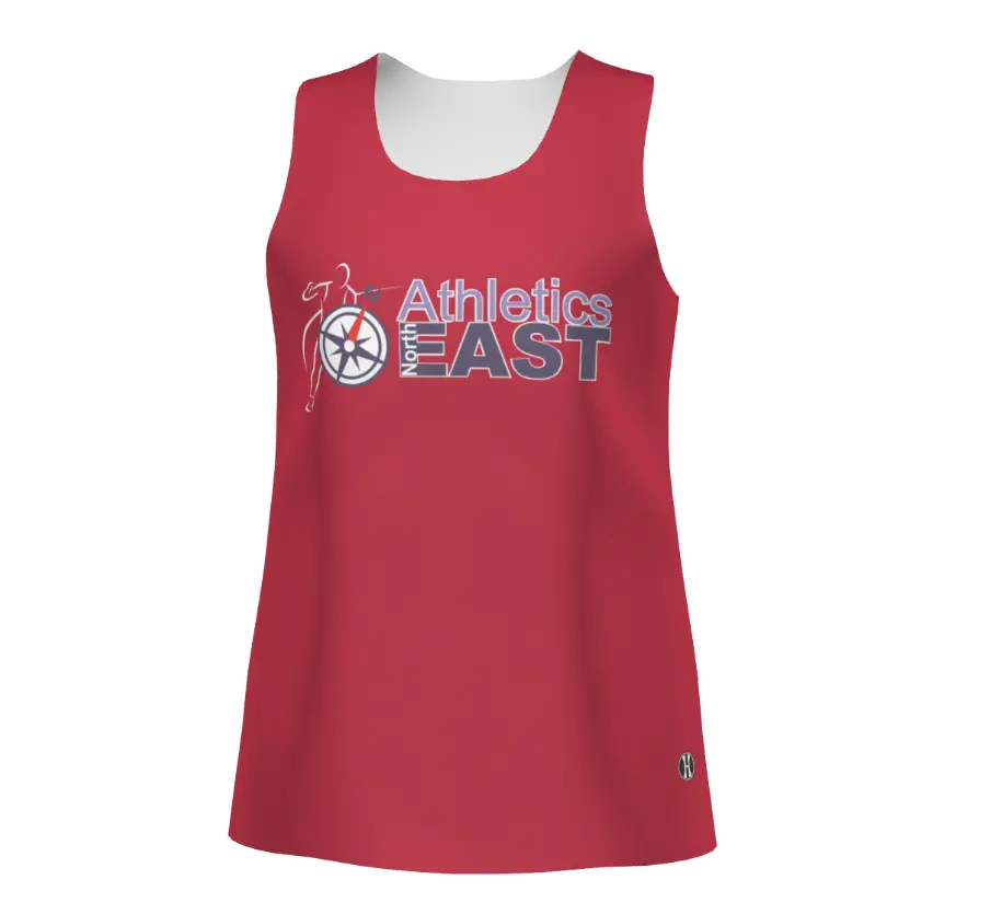 Athletics North East - Custom Sublimated Racer Singlet - (Women's) - Pre-Order 1