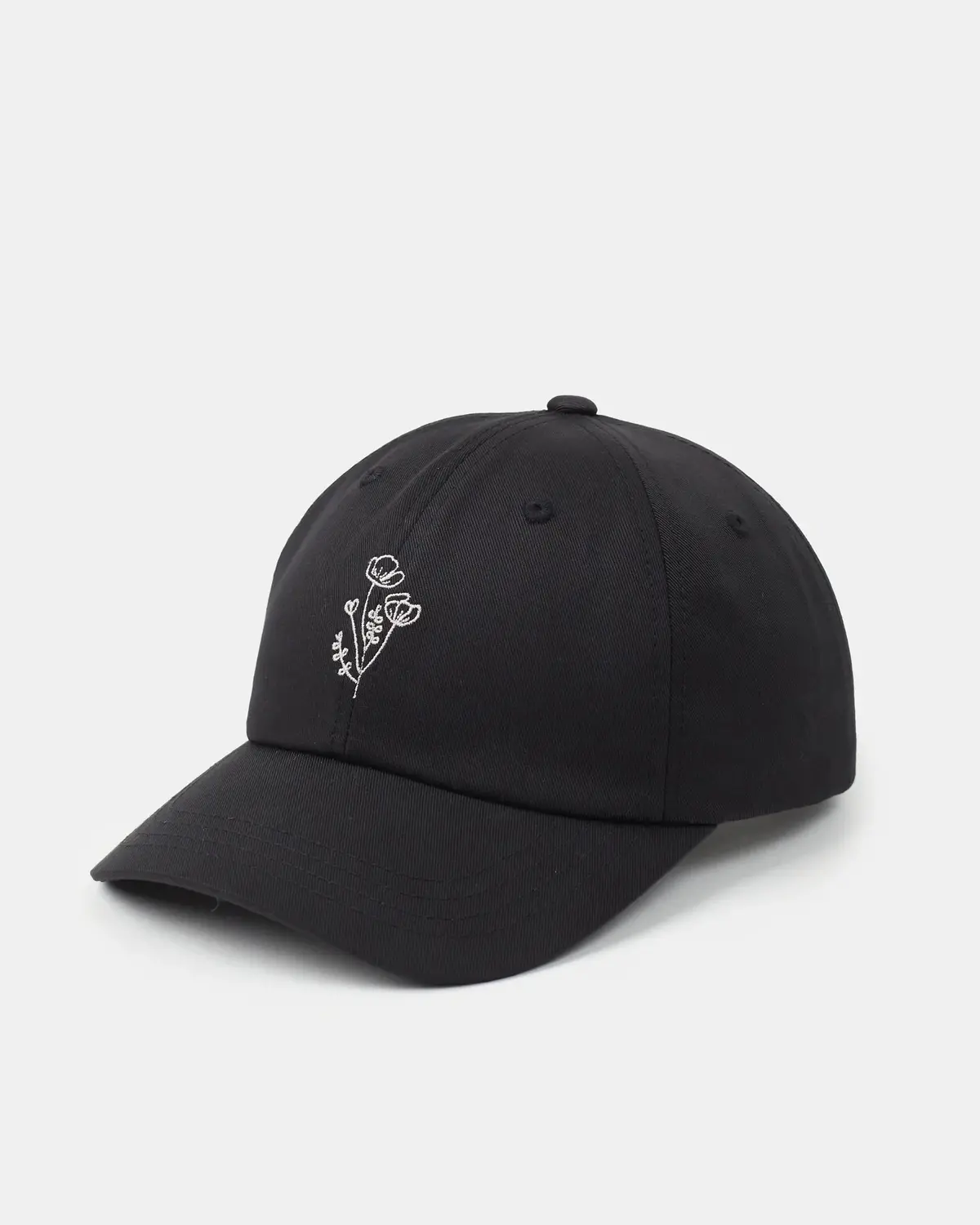 Flower Embroidery Peak Hat - Tau5885 - Past Season 1
