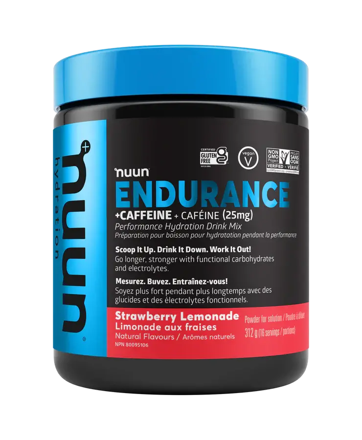 Endurance Drink Mix With Caffeine, 16 Servings Jar 1