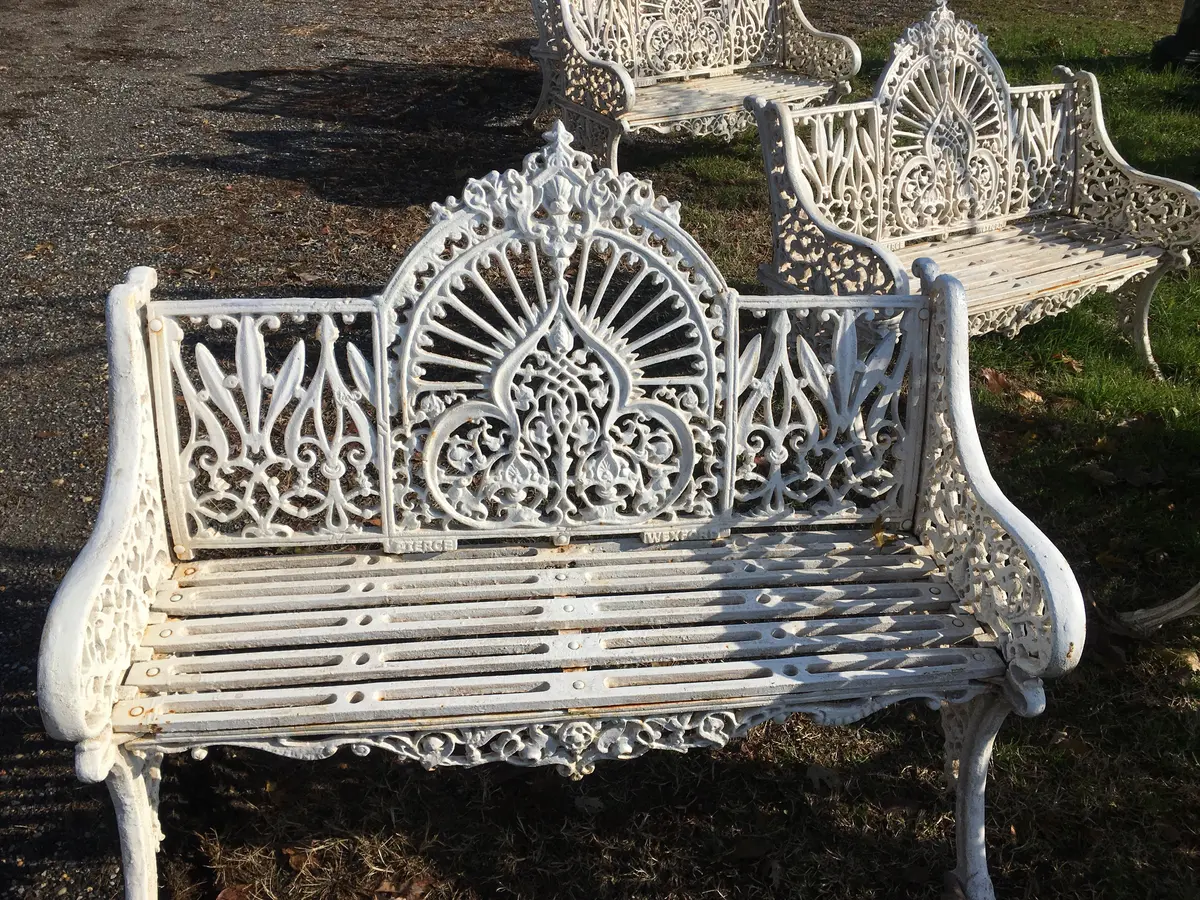 Cast Iron Crown Bench 1