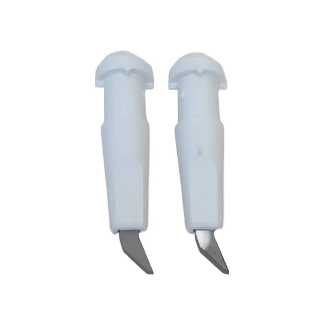 Rollerski Ferrule - 8.5Mm, White, Pair 1
