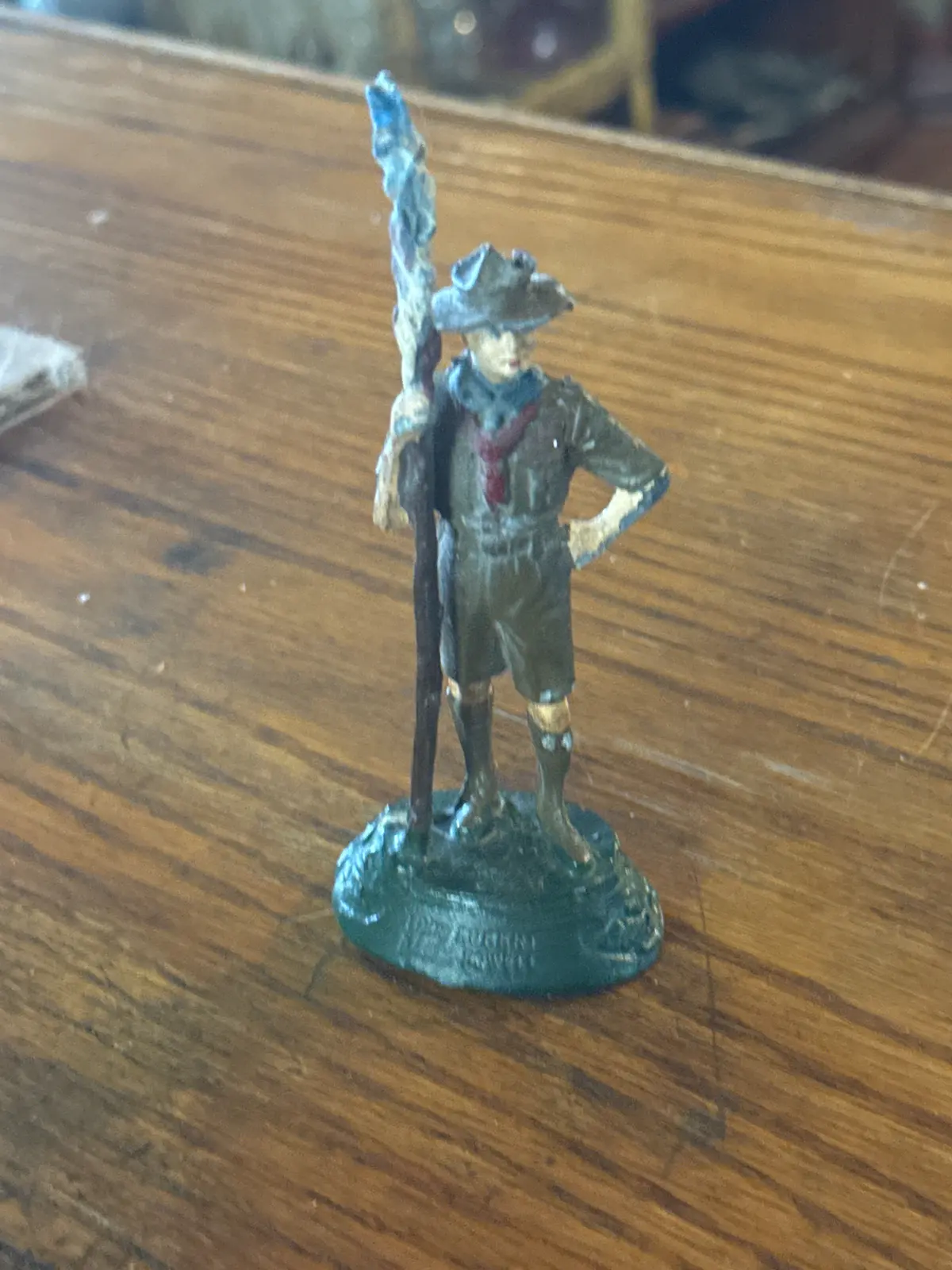 Solid Lead Lord Robert Baden-Powell Boyscout Statue 1