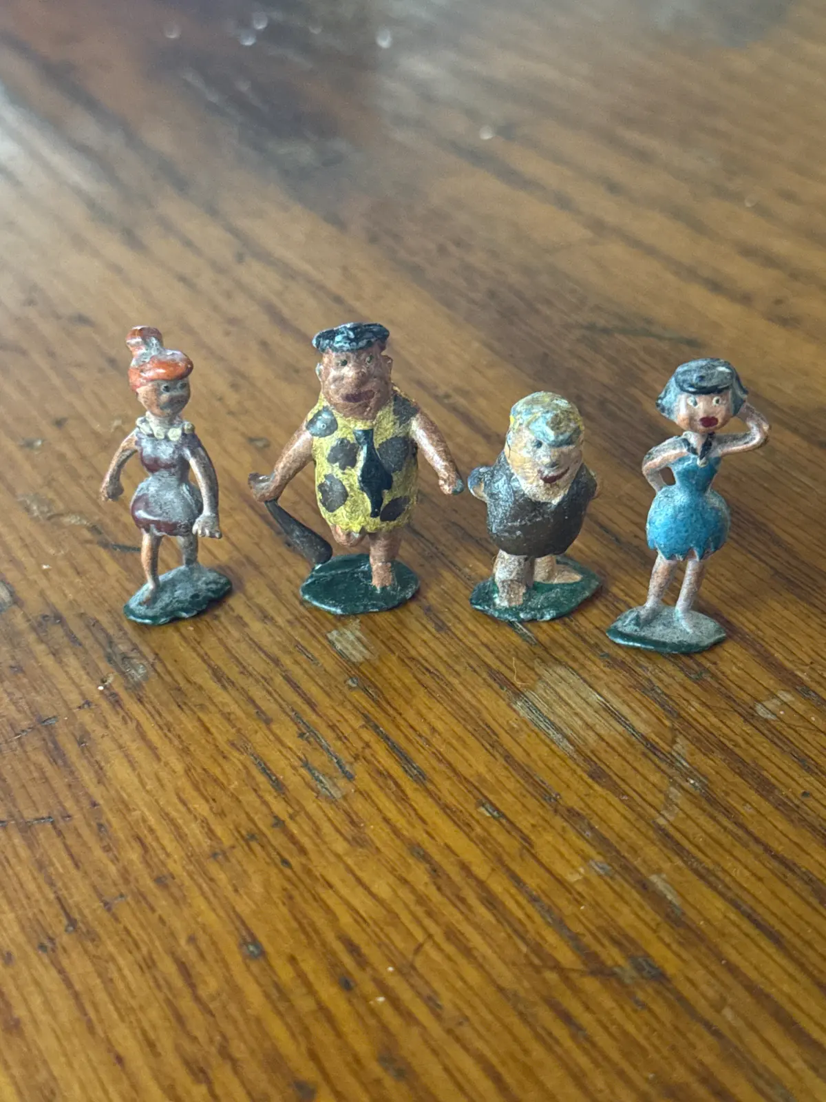 Solid Lead Flintstone Statue 1