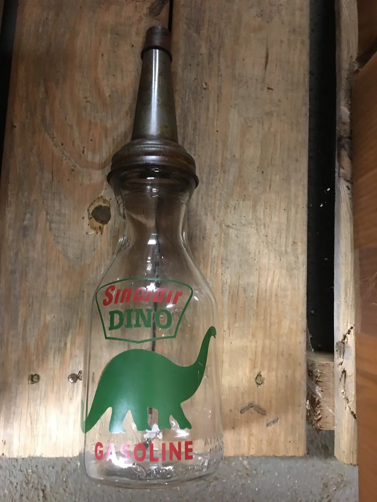 Oil Bottle - Sinclair Dino Gasoline 1