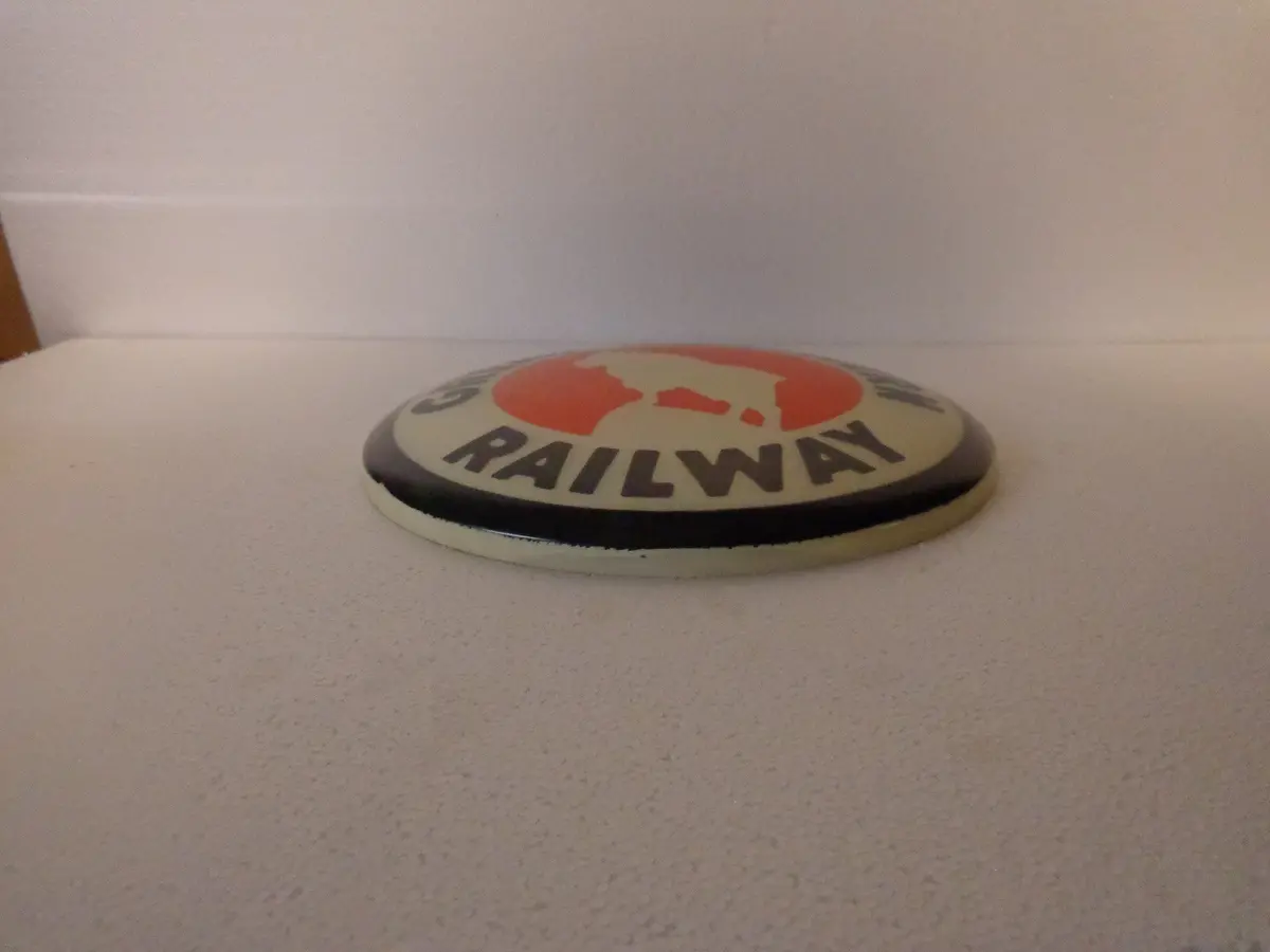 Tin Sign - Advertising Button "Great Northern Railway" 2