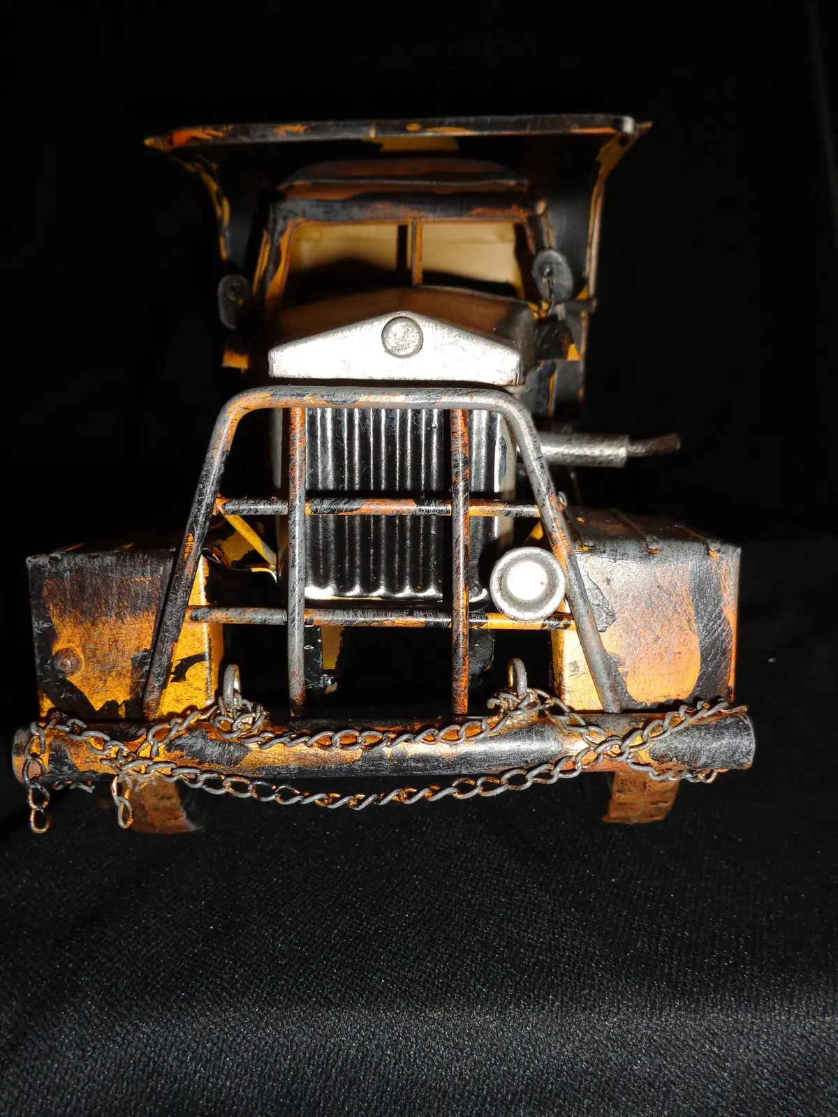 Vintage Toys - Yellow Dump Truck Tin Toy 2