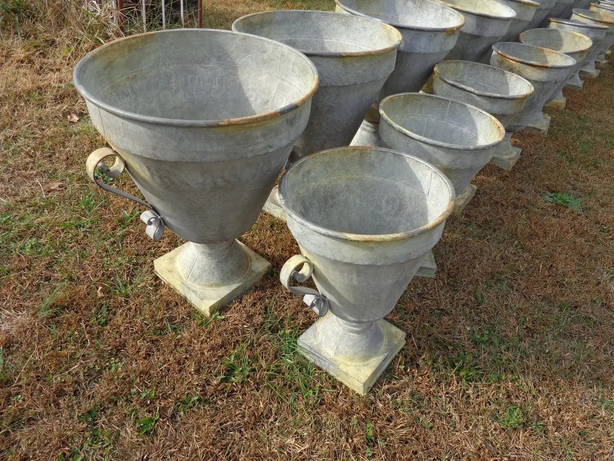 Industrial Planter 2 Pc. Planter Urn 1