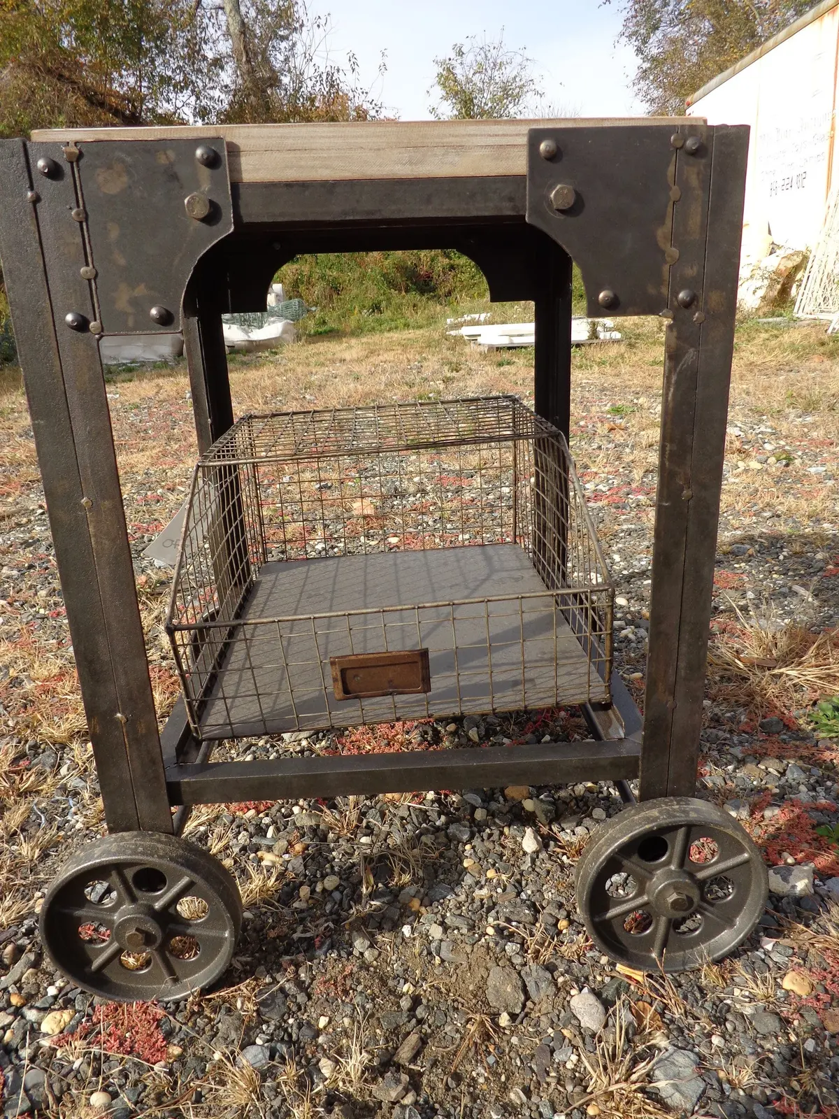 Small Industrial Finish Trolley 1