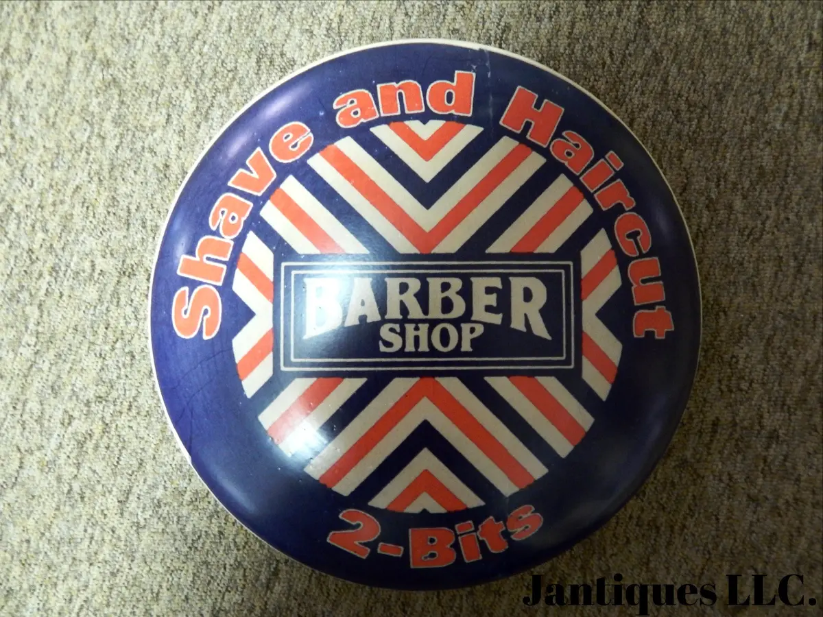 Tin Sign - "Advertising Vintage Metal Logo Barber Shop 12" 1