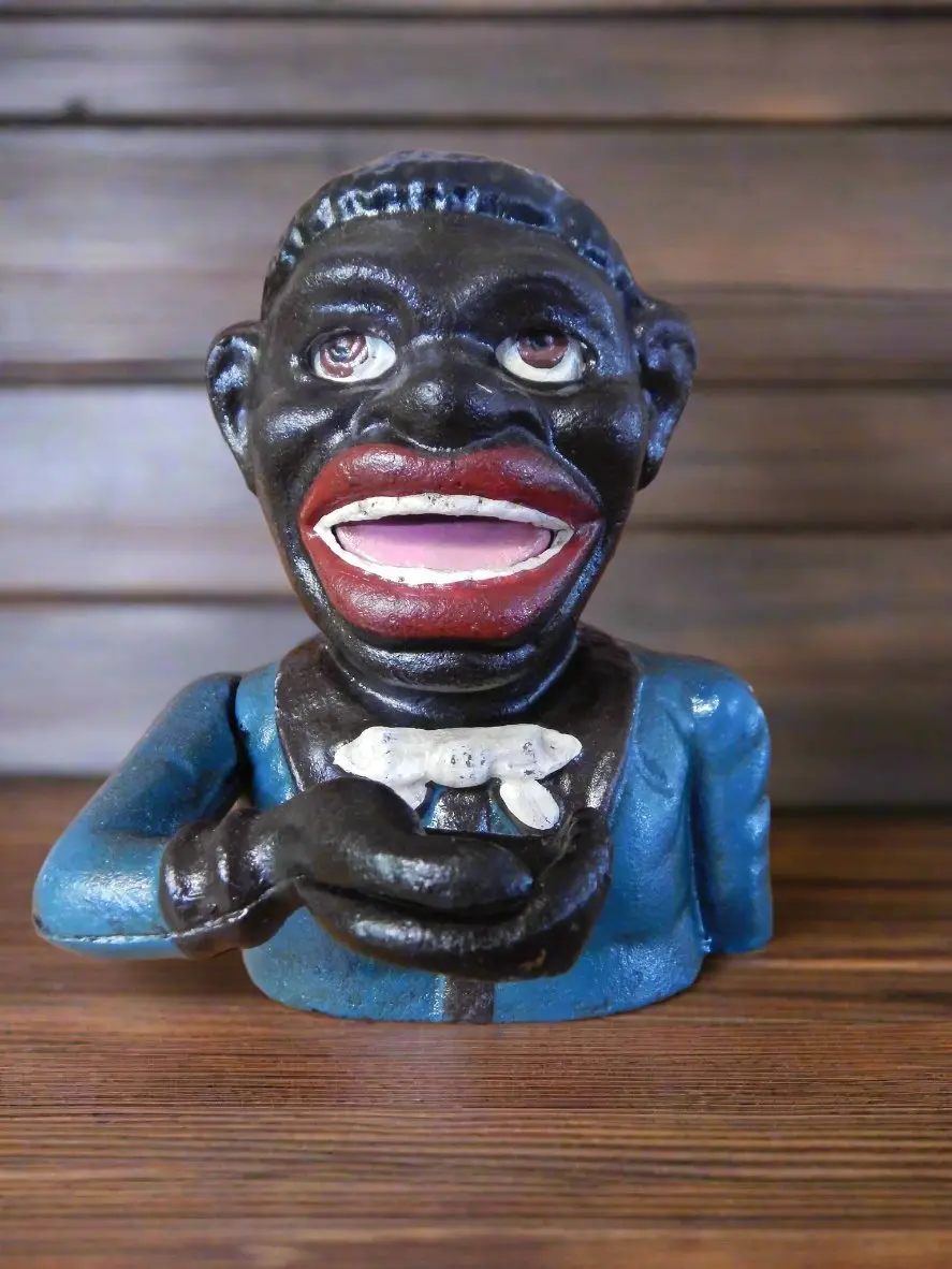 Cast Iron Mechanical Bank - Americana Jolly Boy 1