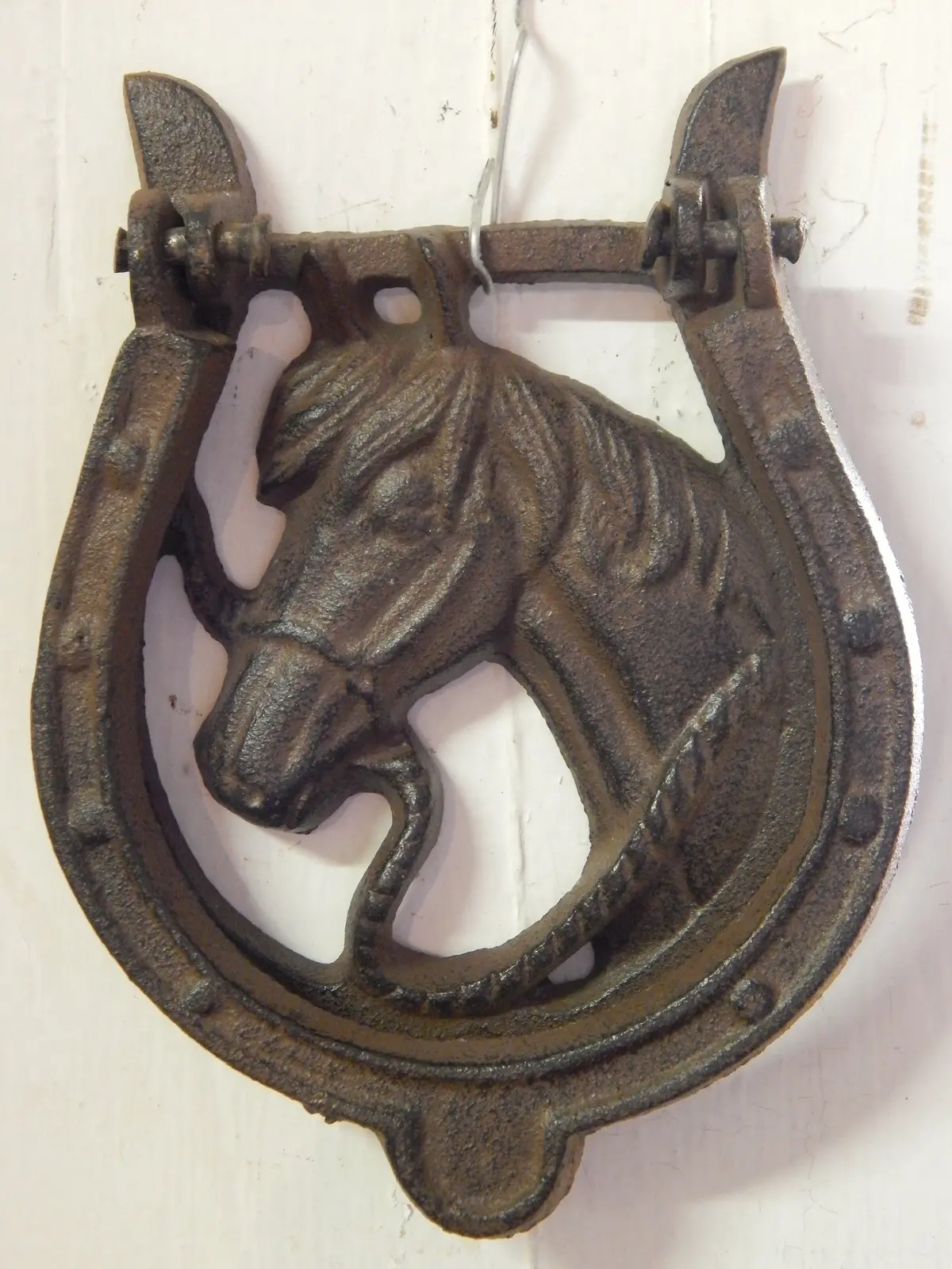 Door Knocker - Cast Iron Horse Head 1