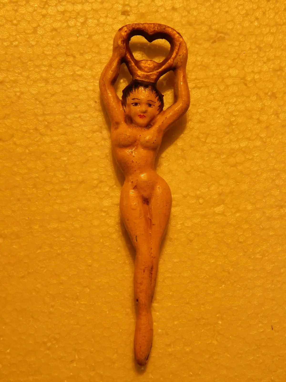 Bottle Opener -Cast  Iron  Lady Hand Held 1