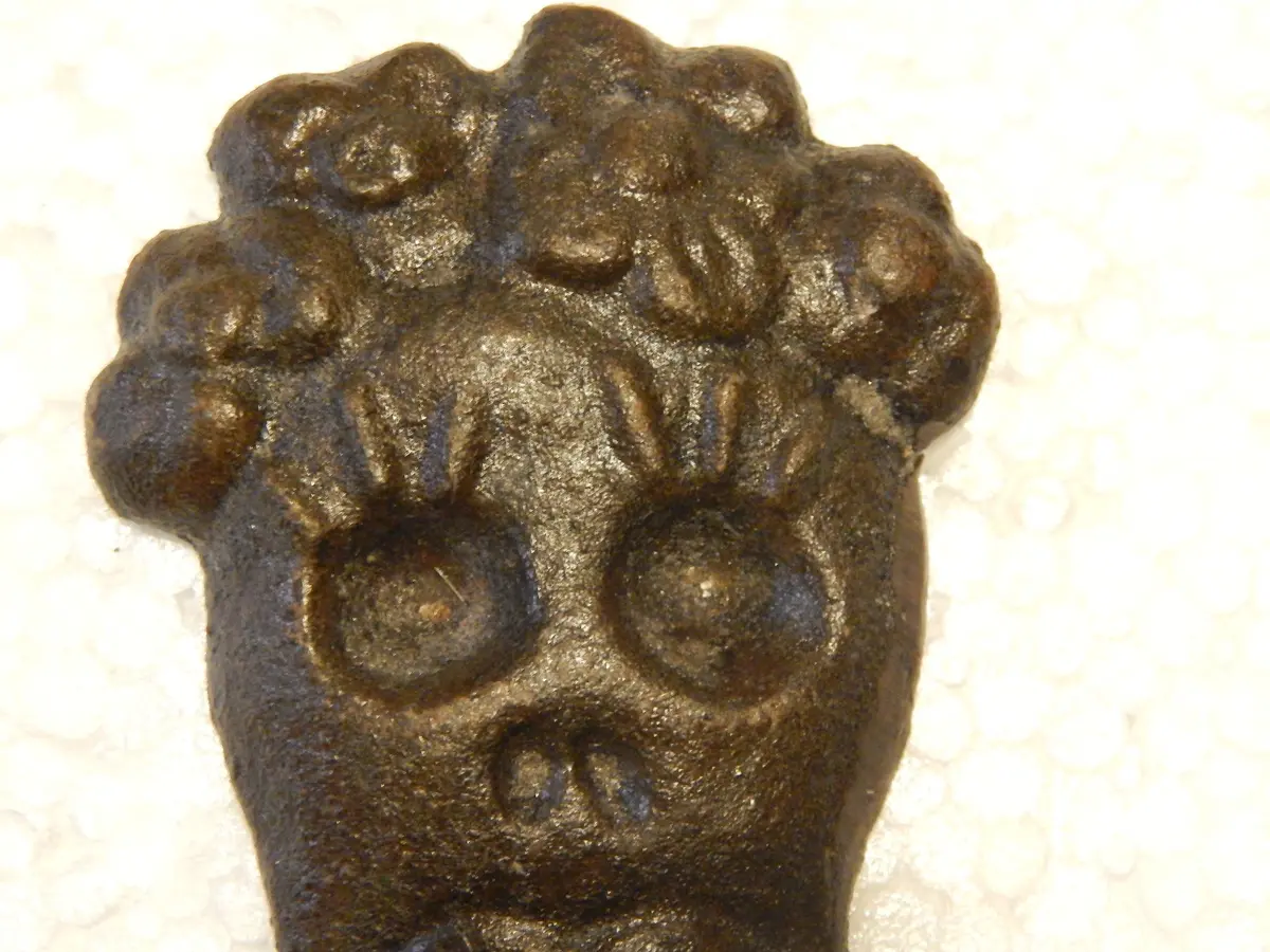 Bottle Opener -Cast Iron Day Of The Dead Skull With Flowers 2