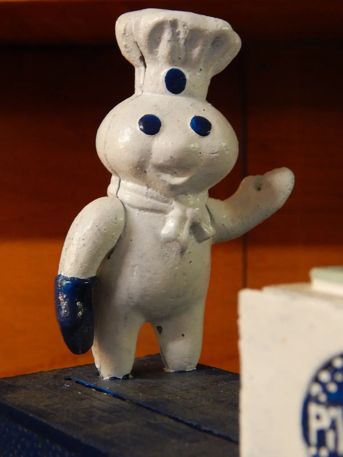 Cast Iron Mechanical Bank - Pillsbury Doughboy 2
