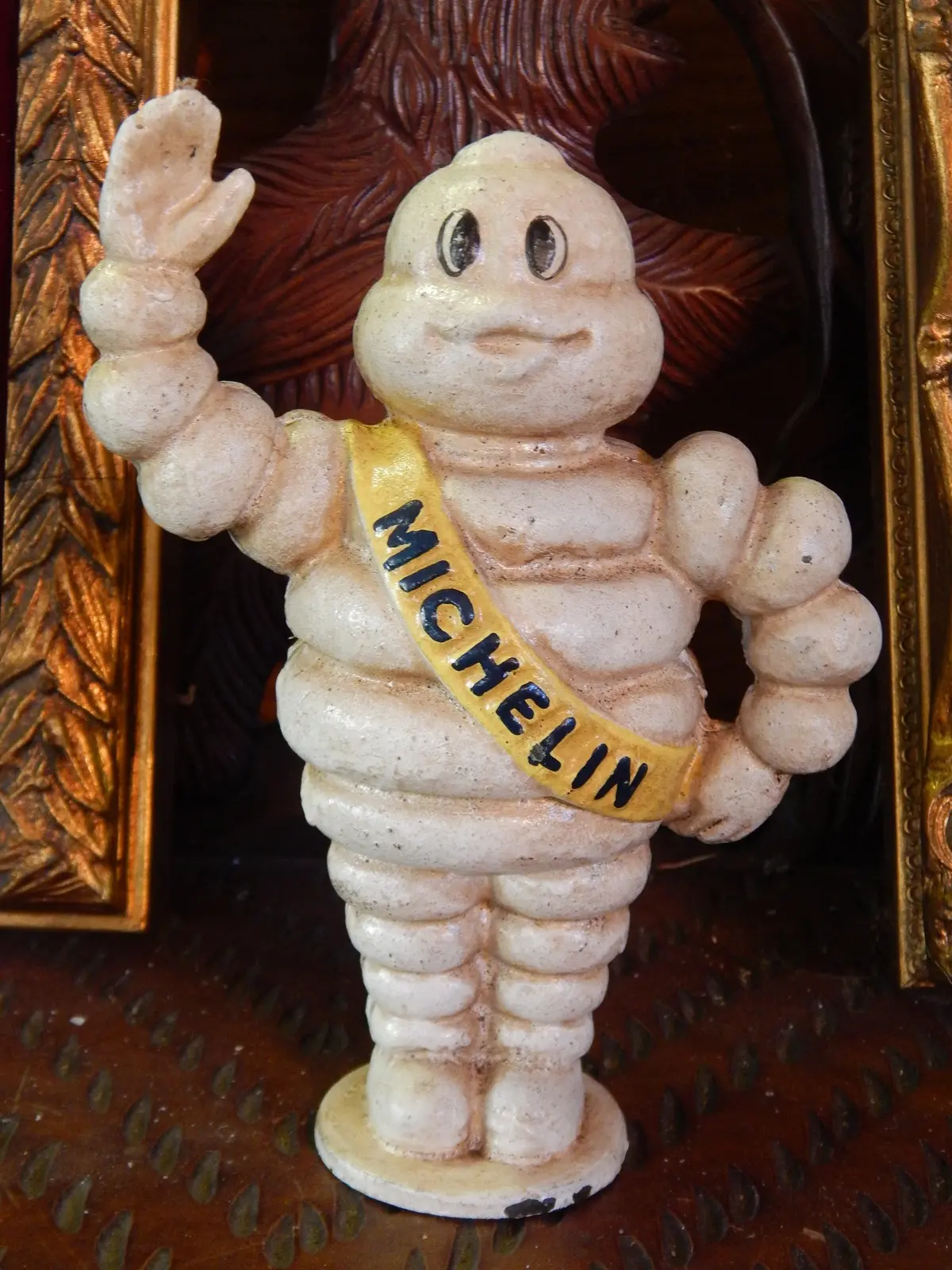 Michelin Cast Iron Penny Bank - Michelin Tire Man Standing 1