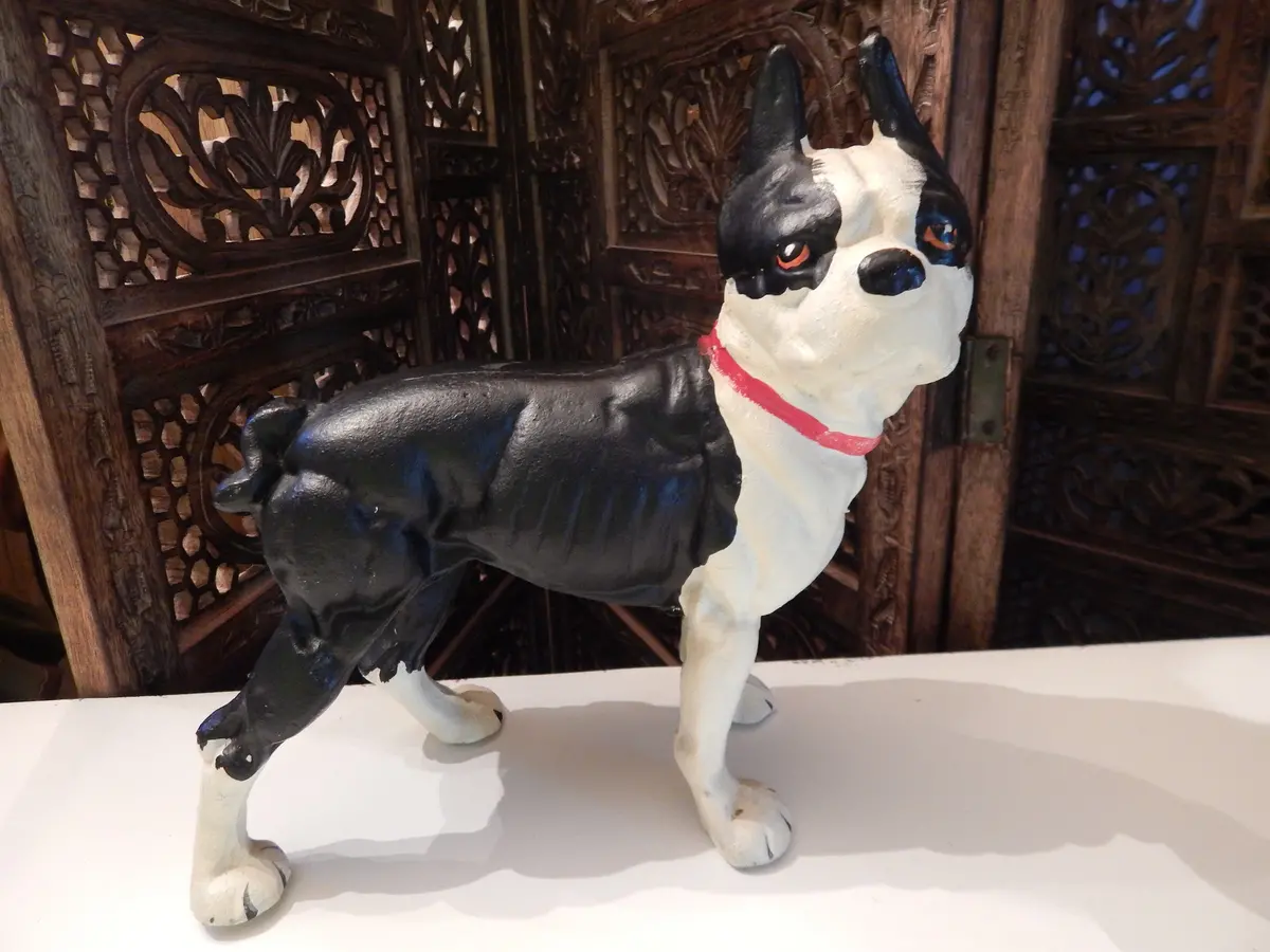 Cast Iron Doorstop - Boston Terrier 1