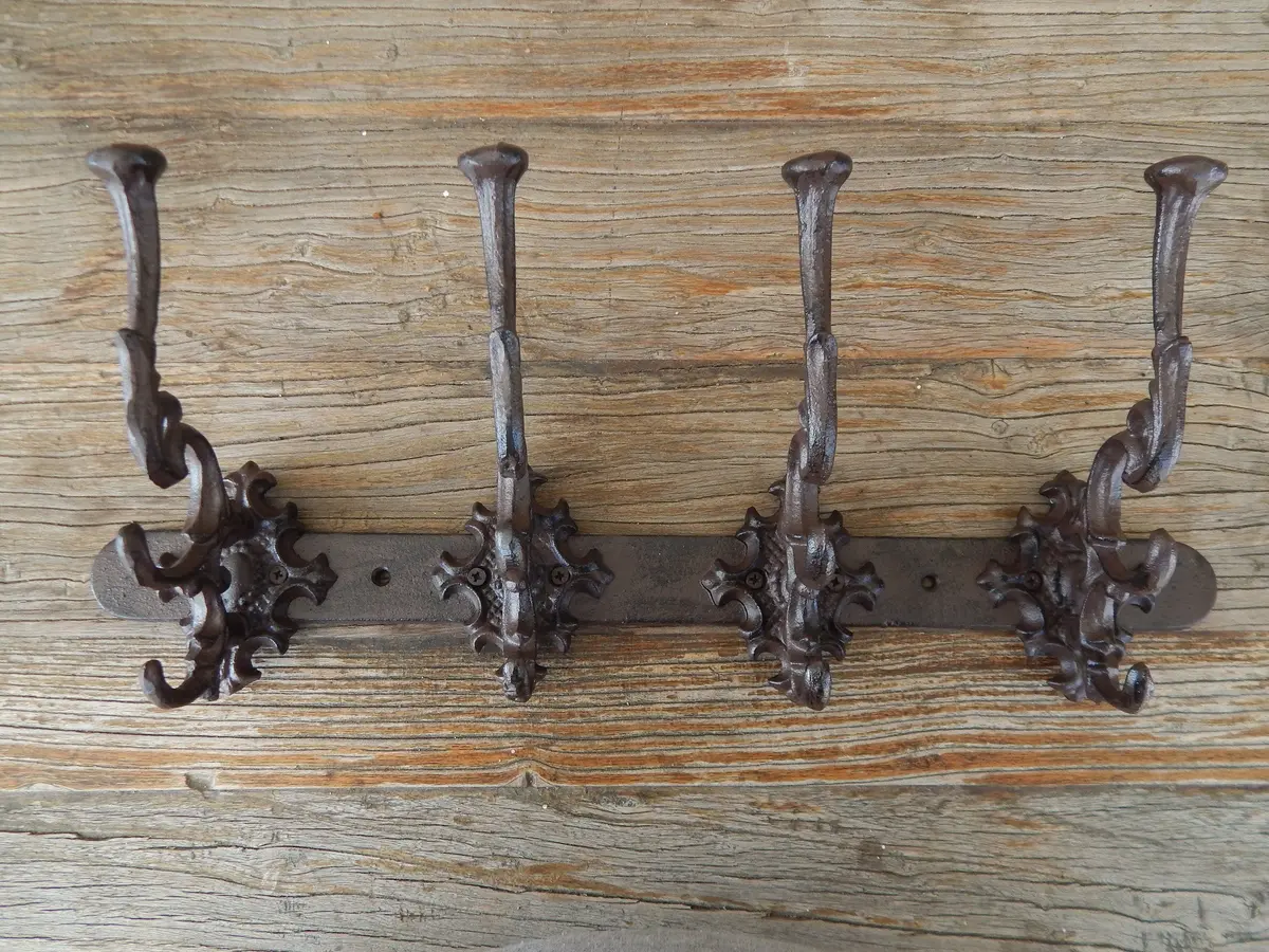 Coat Rack - Cast Iron Wall Hanger Hook 1