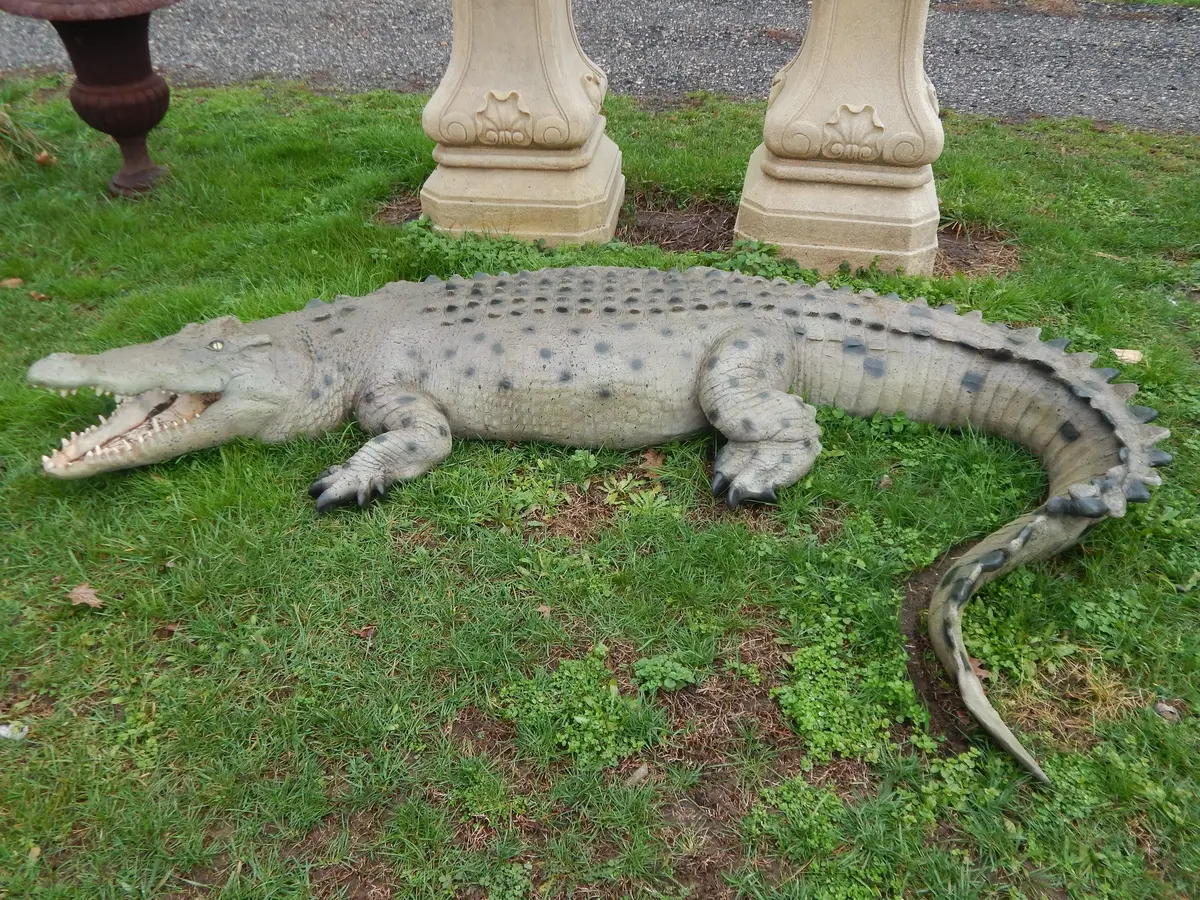 Statue - Life Size 12Ft Crocodile 1