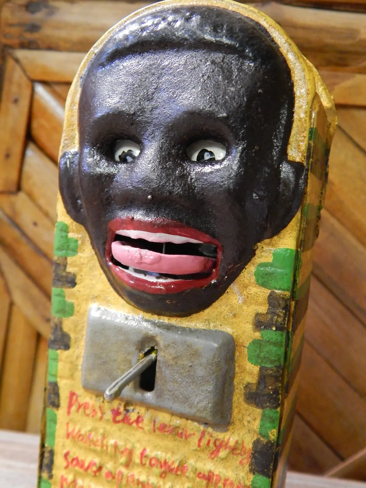 Cast Iron Mechanical Bank -Funky Black Americana 2