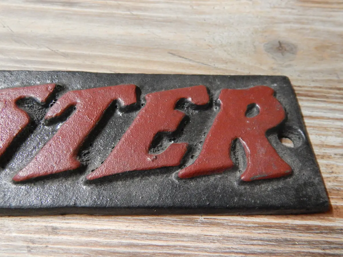 Cast Iron Sign - Winchester 2