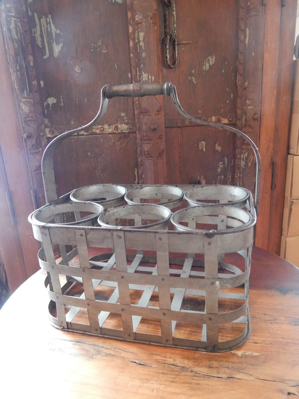 Metal Tin - Wine Rack Carrier 1