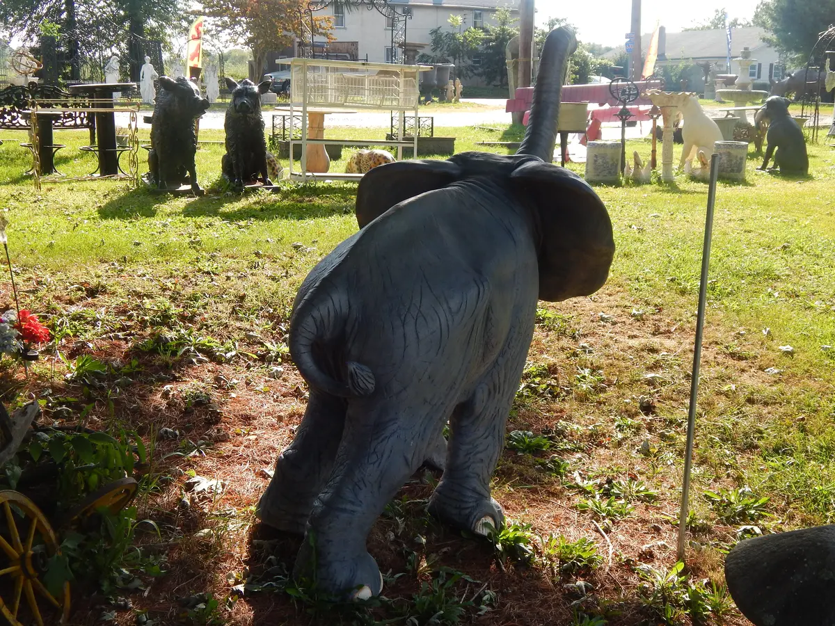Statue - Life Size Baby Elephant 1