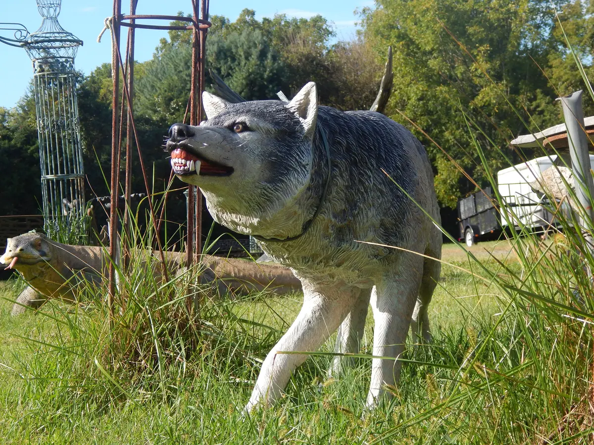 Statue - Life Size Wolves 1
