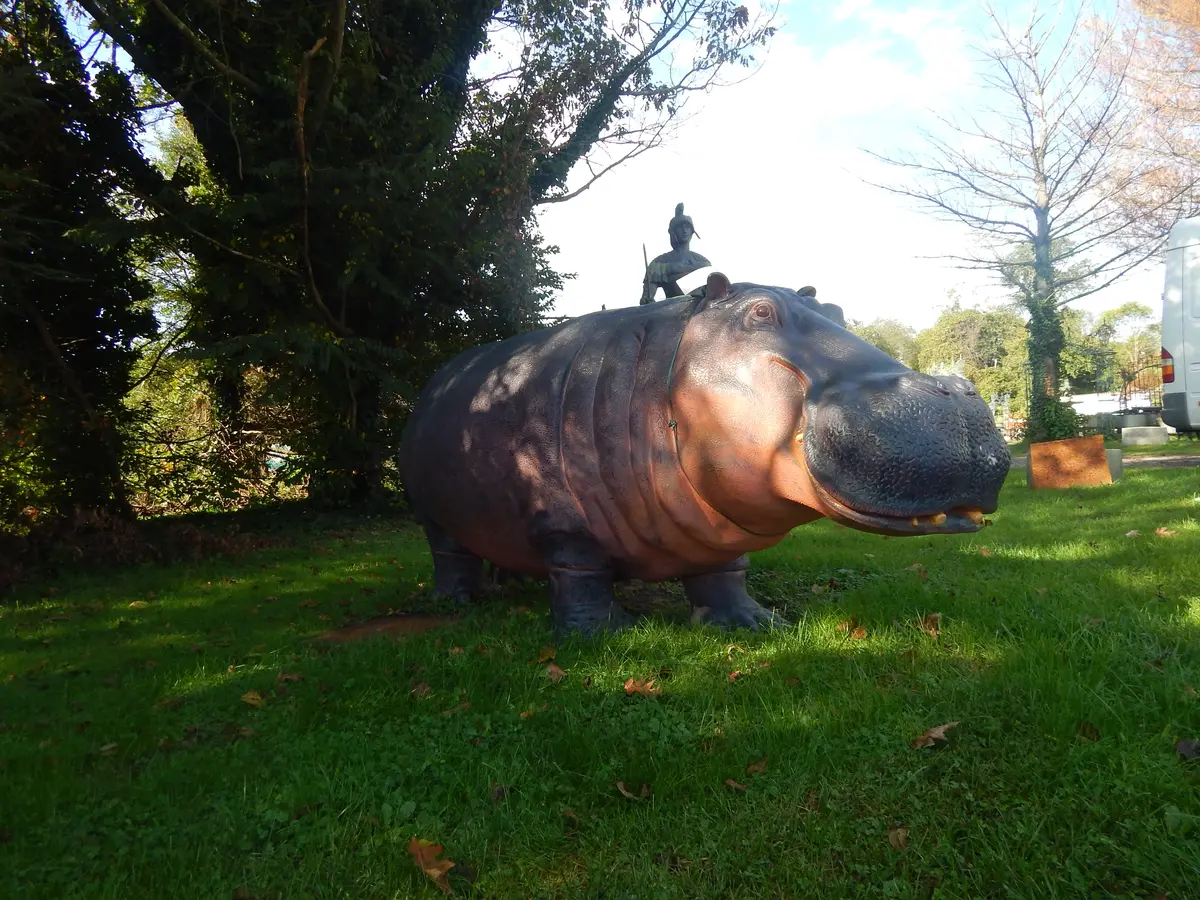 Statue - Life Size Giant Hippo 1